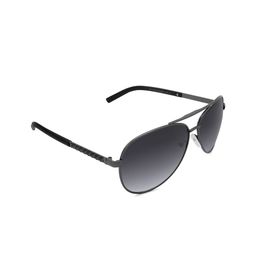 Tom Martin Unisex Black Lens Aviator Sunglasses with UV Protected Lens TM-1715SM-A-SMBLK-16