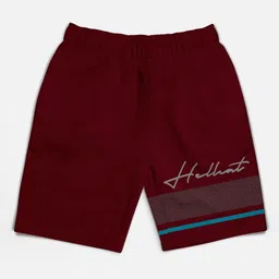 HELLCAT Boys Typography Printed Shorts-1
