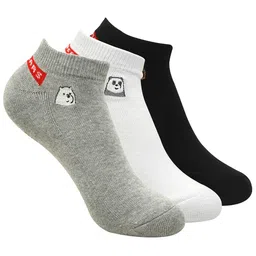 Cartoon Network Kids Pack Of 3 Assorted Cotton Ankle Length Socks-image-62
