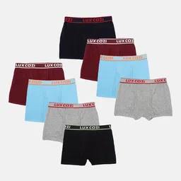 Lux Cozi Boys Pack of 8 Assorted Moisture-Wicking Trunks BIGSHOT_BOYS_SL_PLAIN_OE_AST_8PC-image-80