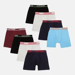 Lux Cozi Boys Pack of 8 Assorted Trunks-image-47