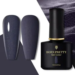 BORN PRETTY Black Spar Series Glossy UV LED Matte Gel Nail Polish - Shade 55-image-94