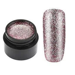 ROSALIND Shiny Platinum UV & LED Hybrid Varnishes Gel Nail Polish - Shade A384-image-80