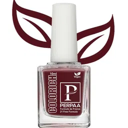 PERPAA Colorich Chip Resistant & Long Lasting Glossy Nail Polish 10 ml - Maroon 13-14