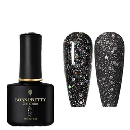 BORN PRETTY Black Spar Series Glossy UV LED Color Gel Nail Polish 10ml- Shade BP145-picture-54