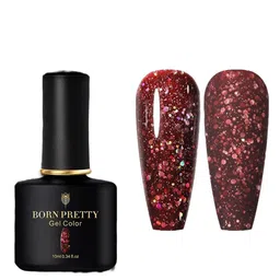 BORN PRETTY Black Spar Series Glossy UV LED Color Gel Nail Polish 10ml- Shade BP136-picture-14
