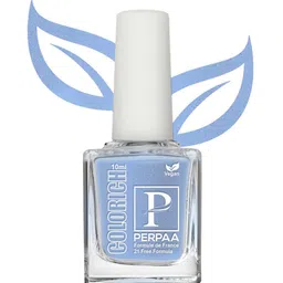 PERPAA Colorich Chip Resistant & Long Lasting Glossy Nail Polish 10 ml - Texture Blue 07-53