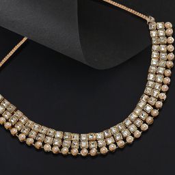 OOMPH Kundan Studded Necklace-image-45