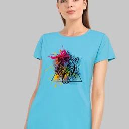 CHOZI Graphic Printed Short Sleeves Bio Finish Cotton T-shirt-image-78
