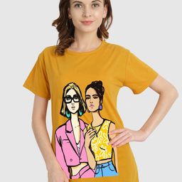 CHOZI Graphic Printed Cotton Bio Finish T-shirt-image-88