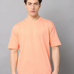 SILISOUL Drop-Shoulder Sleeves Bio Finish Pure Cotton Oversized T-shirt-image-78