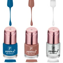 PERPAA Set of 3 Quick-Drying Long-Lasting Gel Based Nail Polishes - 6 ml Each-6
