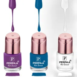 PERPAA Set of 3 Quick-Drying Long-Lasting Gel Based Nail Polishes - 6 ml Each-7