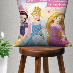Disney Kids Multicoloured Disney Princess Printed Filled Cushion With Cover-image-50