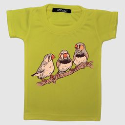 RISH Boys Yellow Printed T-shirt-image-86