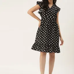 BRINNS Black & White A-Line Dress-image-72
