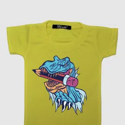 RISH Kids Yellow Dinosaur T-shirt-image-79