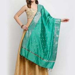Dupatta Bazaar  Ethnic Motifs Woven Design Dupatta-picture-22