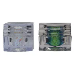 Veoni BELLE Set of 2 Multichrome Glitter Flakes Eyeshadow 5g Each - Aqua & Snowhite-22