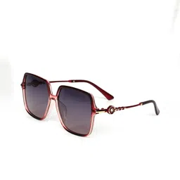 HASHTAG EYEWEAR Women Square Sunglasses with Polarised and UV Protected Lens TZ-P-TT-8256-14