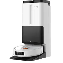 ILIFE T60s Robotic Vacuum & Mop with Self-Sufficient Station for Auto Hot Water Wash & Refill, Hot Air-Drying, Self-Emptying, Hair Collection Mechanism, AI & LiDAR Navigation, Auto Mop Lift, Extendable Mop, Strong Suction, App, Alexa, and Google Home-picture-18