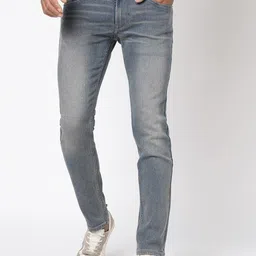 BEAT LONDON by PEPE JEANS Men Clean Look Low-Rise Light Fade Cotton Jeans-image-43
