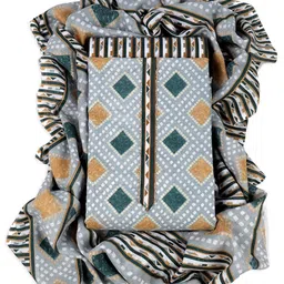Sun Fashion And Lifestyle Ethnic Motifs Printed Gotta Patti Unstitched Dress Material-picture-30