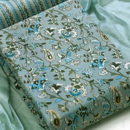 Sun Fashion And Lifestyle Floral Printed Unstitched Dress Material-image-73