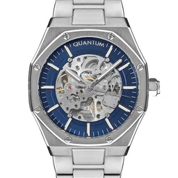 Quantum Men Embellished Dial Bracelet Style Straps Automatic Motion Watch QMG998.390_A-46