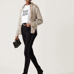 Marks & Spencer Women Skinny Fit High-Rise Highly Distressed Jeans-image-38