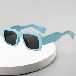 Peter Jones Eyewear Unisex Square Sunglasses With UV Protected Lens 3766BL-19
