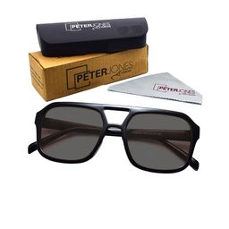 Peter Jones Eyewear Unisex Oversized Sunglasses with UV Protected Lens 98062B_S-29