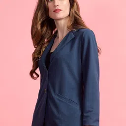 Golden Kite Notched Lapel Collar Long Sleeved Single-Breasted Blazers-39