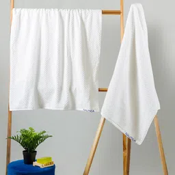 Nautica Set Of 2 Solid Pure Cotton 600 GSM Bath Towels-44
