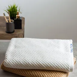 Nautica Set Of 2 Solid 600 GSM Pure Cotton Bath Towels-14
