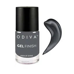 ODIVA Gel Finish Long-Wearing Nail Polish 11 ml - The Fifty First Shade of Grey 057-15