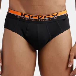 Jockey Men Super Combed Cotton Solid Brief with Ultrasoft Waistband FP01-0105-image-9