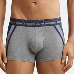 Jockey Men Super Combed Cotton Solid Trunk with Ultrasoft Waistband US21-0105-image-68