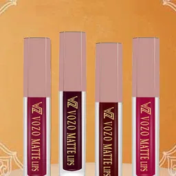 VOZO Velvety Smooth Non-Drying & Lightweight Matte Liquid Lipstick-101-102-103-106-6ml-37