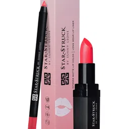 STARSTRUCK BY SUNNY LEONE Women WIld Cherry 2 Piece Lip Kit Lipstick  Lip Liner-24