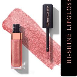Manish Malhotra Beauty By MyGlamm Hi-Shine Lipgloss-Rose Lustre-5ml-image-5