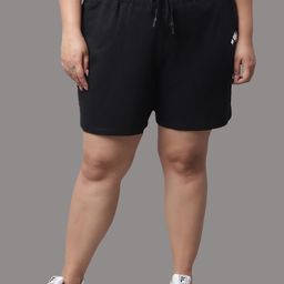 Rute Women Plus Size Cotton Sports Shorts-41