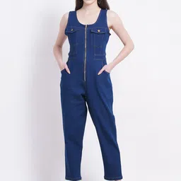 SUMAVI-FASHION Shoulder Strap Organic Cotton Basic Jumpsuit-picture-19