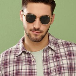 Vincent Chase Men Square Sunglasses with Polarised and UV Protected Lens 138426-42
