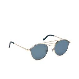 WEB EYEWEAR Unisex Round Sunglasses WE0207 55 28X-Blue-image-2