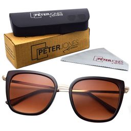Peter Jones Eyewear Women Cateye Sunglasses with UV Protected Lens-12