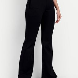 Next One Women Relaxed Straight Leg Flared High-Rise Easy Wash Bootcut Trousers-picture-32