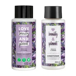 Love Beauty & Planet Argan Oil & Lavender Shampoo & Conditioner Set - 400ml each-47