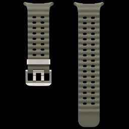 SAMSUNG ET-SNL70MKEGIN HNBR, Titanium Marine Band for Galaxy Watch Ultra (Lugless Design, Green) image 2