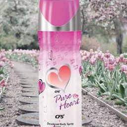 CFS Afghano EDP Long Lasting Perfume & Pure Heart Pink Deodorant Body Spray - 300ml-0